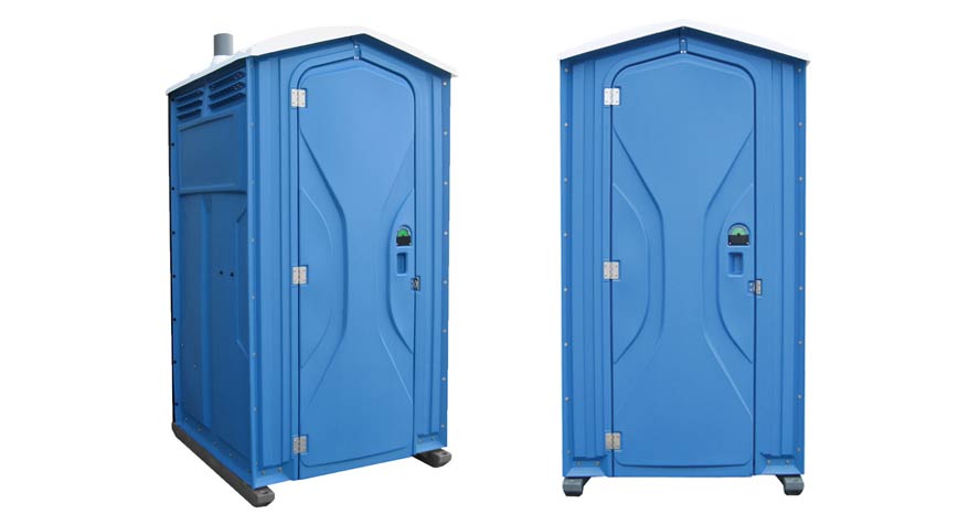 Long-term porta potty units on site in Moultrie, Georgia